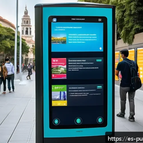 행정개혁과 정부 개혁 - A modern digital government service center in a vibrant Latin American city, featuring a diverse gro...
